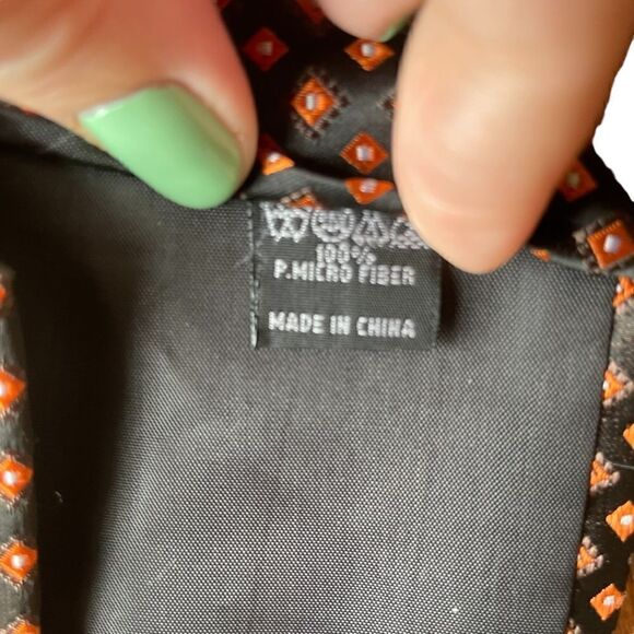 Romario Mancini Geometric Print Tie - Picture 5 of 5